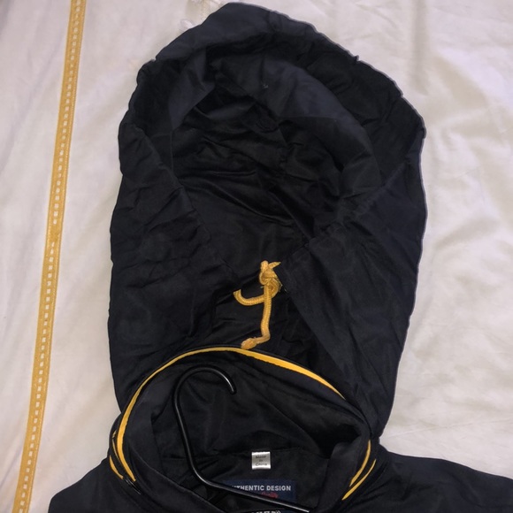BBG Authenic Collegiate Jacket , 2XL , Black & Gold - Picture 5 of 6
